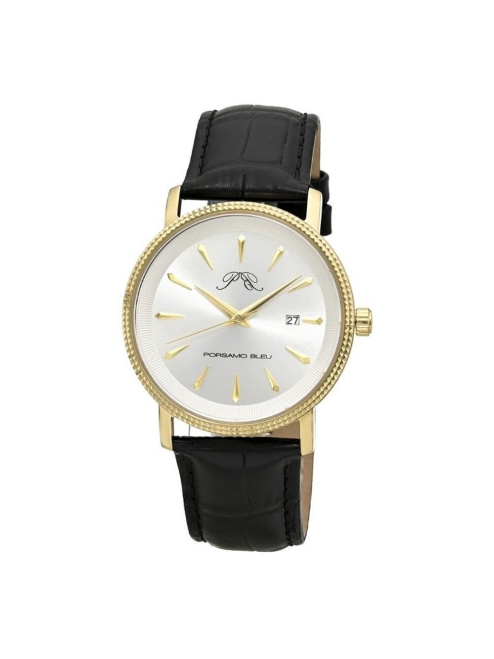 NWT Porsamo Bleu Veritas 2 Quartz Silver Dial Men's Watch